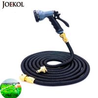 Free shipping 25Ft-200Ft Garden Hose Expandable Magic Flexible Water Hose Eu Hose Plastic Hoses Pipe With Spray Gun To Watering Pipe Fittings Accessor