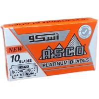 Asco Platinum Stainless Steel Razor Blades 10pcs