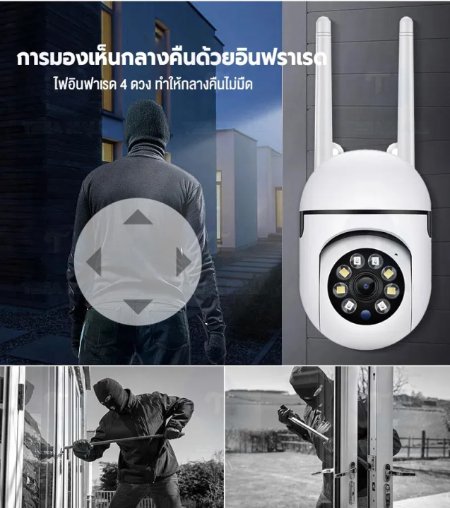 กล้องวงจรปิด-360-wifi-ซื้อ-1-แถม-1-samsung-กล้องวงจรปิดไร้สาย-2023-กล้อง-v380-pro-full-hd-5mp-outdoor-indoor-ip-security-cctv-camera