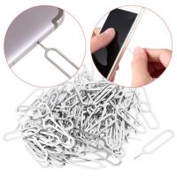 100pcs/set Sim Card Tray Removal Eject Pin Tool Steel Needle for hua-wei for Phone i-Pad Sam-sung SIM Tools