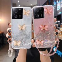 เคส สำหรับ Xiaomi 13T 13 Pro Lite Redmi 12 12C Note 12S 12 Pro+ Plus 5G 4G เคสโทรศัพท์ เทรนด์ใหม่เคสนิ่มลายผีเสื้อ3D ย้อนยุคที่มีเคสโทรศัพท์ประดับคริสตัล Case 2023