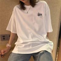 ■☾ เสื้อยืดแขนสั้นลําลอง ผ้าฝ้าย พิมพ์ลาย STUSSY สไตล์สตรีท แฟชั่นคลาสสิก สําหรับผู้ชาย และผู้หญิง