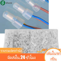 shuxiz【มีของพร้อมส่ง】300Pcs 22-16/16-14/12-10ปิดท้ายหมวกขั้วสายไฟแบบกันน้ำชุดตัวเชื่อมต่อ