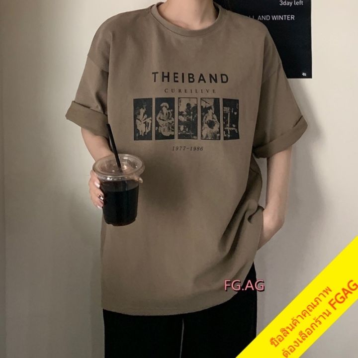 เสื้อยืดลายการ์ตูนไซส์ใหญ่-oversize-tshirt-เสื้อยืดผู้หญิงโอเวอร์ไซส์เสื้อผ้าสาวอวบแฟชั่น-เสื้อยืดทรงหลวมสไตล์เกาหลี-xxl