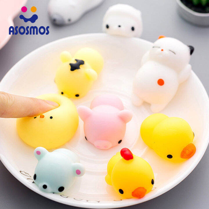 ASM 【COD】Mochi Cute Squishy Slow Rising Kawaii Cute Animal Toy Laruang ...