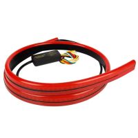 ：{“： 90 / 100Cm Car Styling High Rear Additional Stop Lights With Turn Signal Running Light Unverisal Auto Brake Flexible LED Strips