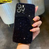 【CC】 Luxury Glitter Silicone iPhone 14 13 12 7 8 XR XS MAX Soft Cover