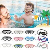 Outdoor Swim Goggles Earplug 2 in 1 Set for Kids Anti-Fog UV Protection Swimming Glasses With Earplugs for Children Adult