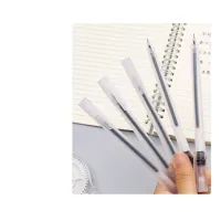 ปากกาเจล 0.5 มม. ปากกาลงนาม ปากกาลูกลื่น ปากกาคาร์บอน สีดําด้าน ความจุขนาดใหญ่ แห้งเร็ว เรียบลื่น สอบนักเรียน สํานักงาน