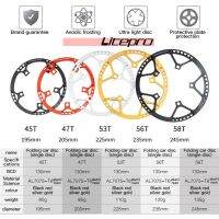 Adboom ใหม่ Litepro ความเร็วสูง130BCD พับจานหน้าจักรยาน BMX Chainwheel 45/47/53/56/58T AL7075ล้อฟัน Disc 【จัดส่งสต็อก Cheap】