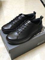 Original Ecco mens Outdoor sports running shoes sneakers leather shoes LY001