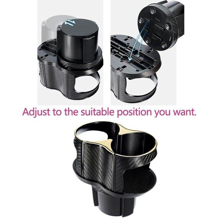 car-cup-holder-expander-adapter-organizer-with-adjustable-base-2-in-1-multifunctional-detachable-drink-bottle-holder