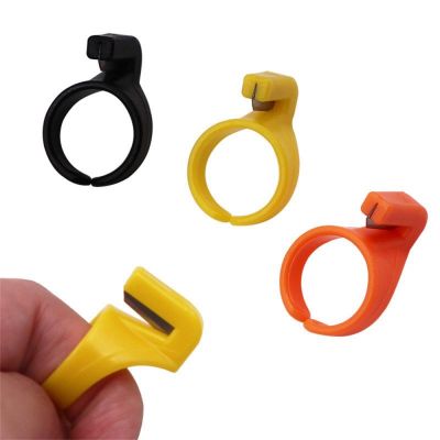 ◎△ 1Pcs Finger Blade Needle Craft Home Plastic Thimble Sewing Ring Thread Cutter Ring DIY Household Sewing Machine Accessories