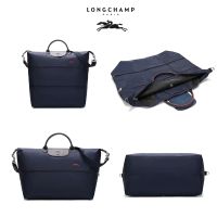 【Made in France】Original Longchamp Le Pliage 1911 619 Embroidery Womens shoulder diagonal hand bag waterproof folding Cross body Travel Tote bag