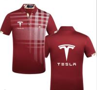 Tesla Logo Summer New 2023 Printing Polo