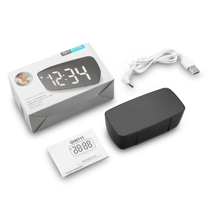 oria-นาฬิกาปลุกนาฬิกาดิจิตอล-led-การควบคุมเสียงเลื่อนเวลาแสดงอุณหภูมิโหมดกลางคืน-r-eloj-despertador-นาฬิกาตั้งโต๊ะ-x78