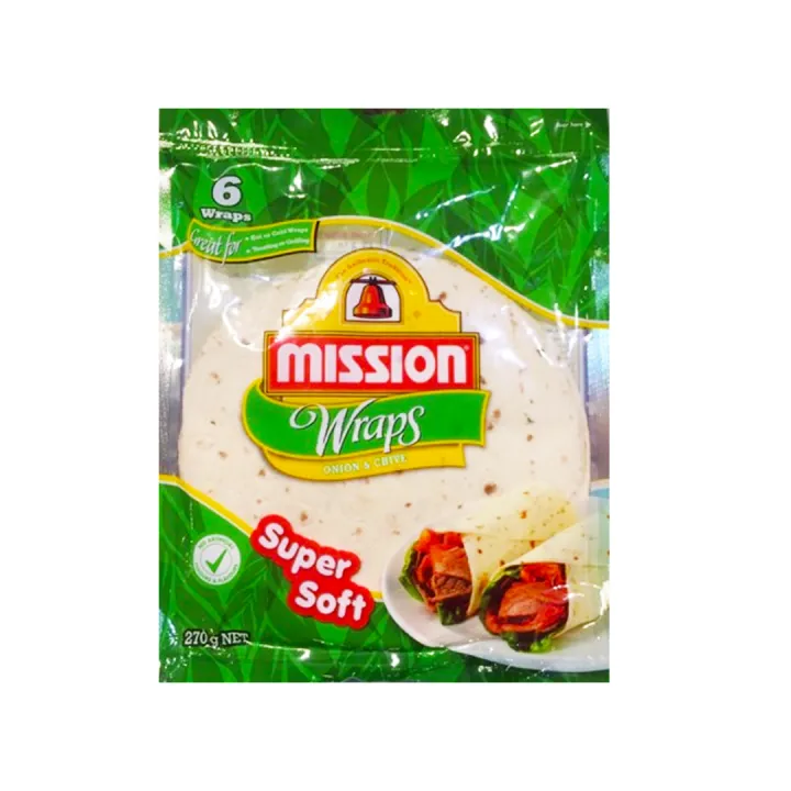 Mission Supersoft 6 Onion & Chive Wraps 270g Lazada PH