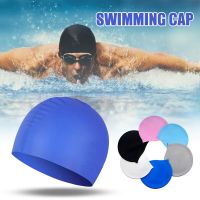 Hot Comfortable Non-Slip Silicone Swimming Cap Bathing Cap to Keep Your Hair Dry For Swimming Beach NOV99 Swim Caps