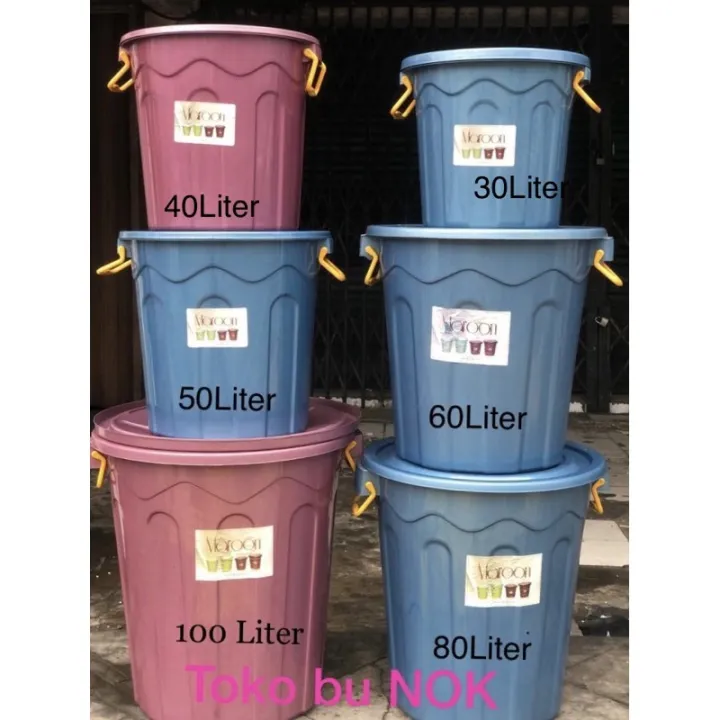 Ember Pelastik Ukuran 30, 40, 50, 60, 80, 100 Liter | Lazada Indonesia