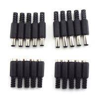 DC female male Power supply Plug Connectors 5.5mm x 2.1mm 5.5x2.5mm Female male Jack Socket Adapter Wire 5525 5521  Wires Leads Adapters