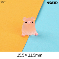 ❤️WT MINI Piggy miniatures เครื่องประดับสวน DIY figurines รถแดชบอร์ดของเล่น