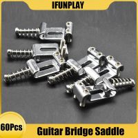 10ชุด (60 Buah) Sadel Jembatan Gitar Jembo Tremolo Untuk Sesori Gitar Listrik FD ST TL Krom