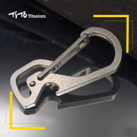 Titium Allout-Of-Shape EDC พร้อมที่เปิดขวดกลางแจ้งห่วงโซ่กุญแจแขวนหัวเข็มขัดพวงกุญแจอเนกประสงค์