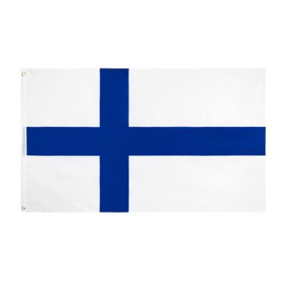 ธงชาติ ธงตกแต่ง ธงฟินแลนด์ ฟินแลนด์ finland ขนาด 150x90cm ส่งสินค้าทุกวัน ธงมองเห็นได้ทั้งสองด้าน Suomi สาธารณรัฐฟินแลนด์