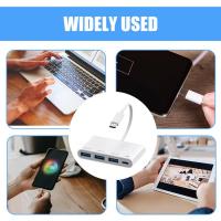 USB Data Hub Splitter Laptop Docking Extension Dongle Station USB Expander Hub Multiport Adapter USB Hub for Desktops Mobile Phones Laptops honest