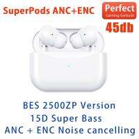 ZZOOI SuperPods Pro 2 3 10 ENC ANC TWS Wireless Earphone 45DB Air3 Noise Cancel Bluetooth 5.2 Headphone BES 2500ZP AP3 Gaming Earbuds