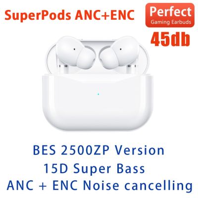 ZZOOI SuperPods Pro 2 3 10 ENC ANC TWS Wireless Earphone 45DB Air3 Noise Cancel Bluetooth 5.2 Headphone BES 2500ZP AP3 Gaming Earbuds