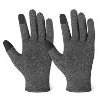 1Pair Arthritis Gloves for Men Cycling Fishing Carpal Tunnel Rheumatiod Tendonitis Fingerless Hand Thumb Compression