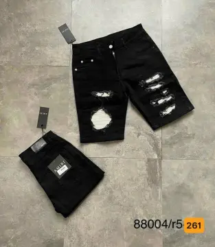 Denim Pattern Fake Jeans Print Cotton Men Boxer Briefs Underwear Underpants  