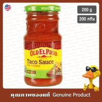 โอลด์เอลพาโซซอสทาโก้ชนิดเผ็ดน้อย 200กรัม - Old El Paso Mild Taco Sauce 200g.