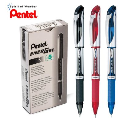 Pentel ปากกาหมึกเจล เพนเทล Energel Deluxe Cap BLN55 0.5mm เปลี่ยนใส้ได้