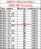 BCX51 BCX54 BCX52 BCX55 BCX53 BCX56 AA AC AD BA BD AE AM BE BG BM AH AK AL BH BK BL 45/60/80V 1A PNP NPN Transistors Kit SOT-89