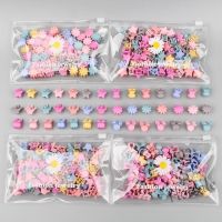 【hot sale】♤ C05 30Pcs/Bag Mini Cute Hair Claws Clips For Girls Baby Colorful Hairpin Cartoon Rabbit Flower Crown Star Hair Clips Children Clamp