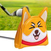 Golf Mallet Putter Head Cover Stylish Outdoor PU Leather Golf Club Headcover