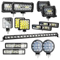 12V 24V 4 6 20inch LED Bar Work Light Offroad Spot Flood Combo Truck Car SUV 4WD 4x4 Boat ATV Barra LED Headlight Waterproof