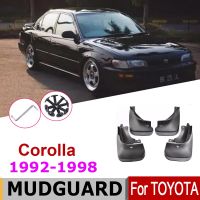 JHTJHNDTGFJHND Mudguards สำหรับ Toyota Corolla ซีดาน AE101 AE102 AE100 1998-1992 Over Fender Mud Flaps Splash Guards รถ Splash อุปกรณ์เสริม