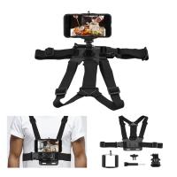 Mobile Phone Chest Mount Harness Strap Adjustable Phone Chest Clip Holder Vlog Photo Camera Harness Belt Strap For Iphone 14 pro