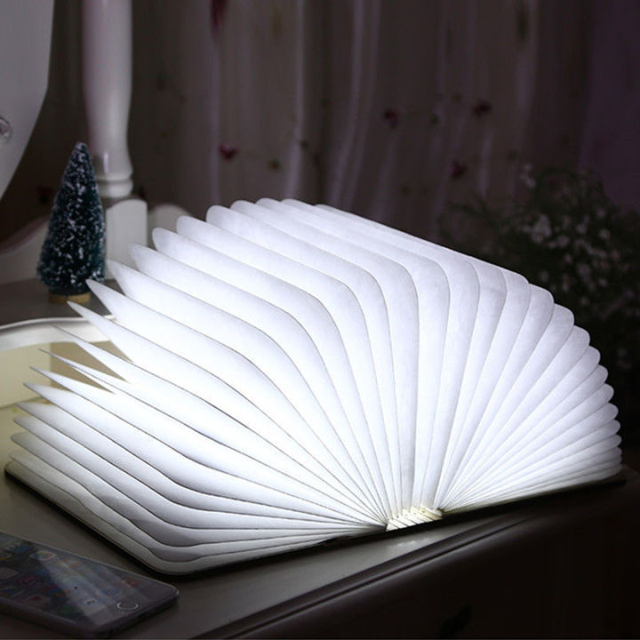 big-size-wooden-folding-led-nightlight-book-led-light-art-lamp-deskwall-magnetic-lamp