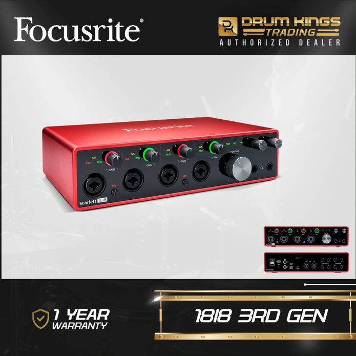 Focusrite Scarlett 18i8 2nd Gen | Lazada PH