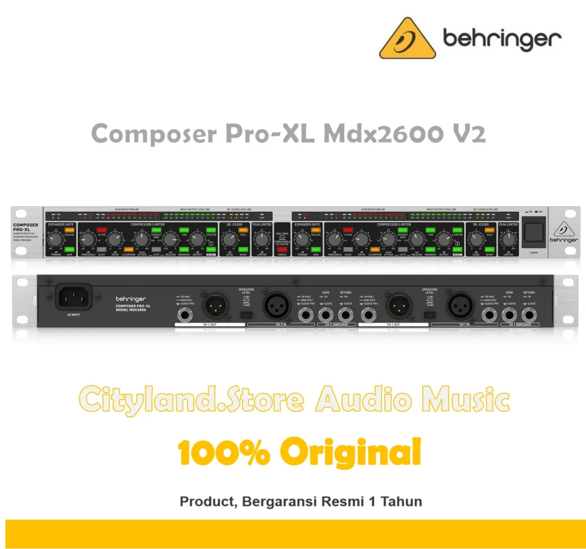 BEHRINGER COMPOSER PRO-XL MDX2600 中古動作品 - 通販 - guianegro.com.br