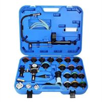 28Pcs Universal Radiator Pressure Tester Vacuum Type Cooling System Testing Set