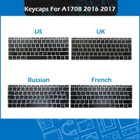 ▪☈Azerty Keycaps Para Pro Reparação De Til EUA Reino Unido RU GER SP FR A1708 Retina 13 2016 2017 2978 3164