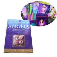 【2023】 IM Collections. ไพ่ทาโรต์สำหรับคำแนะนำในชีวิตประจำวัน Angel Oracle 44ชิ้น/เซ็ตเพื่อนบอร์ดปาร์ตี้การ์ดเกมคู่มืออิเล็กทรอนิกส์ภาษาอังกฤษแบบเต็ม