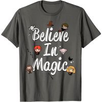 Harry Potter Believe In Magic Cute Cartoon Adult T-Shirt Tops Fashion Men Women Boys Distro Import