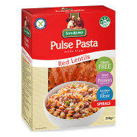 San Remo Pulse Pasta Red Lentils Spirals 250g ซานรีโม่พอลท์พาสต้า เร้ด เลนทิล สไปรัล ขนาด 250 กรัม (9300)