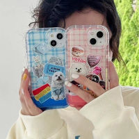 For IPhone 13 Pro Max IPhone Case Thickened TPU Soft Case Clear Case Shockproof Cute Dog Compatible with For IPhone 11 Pro Max 14